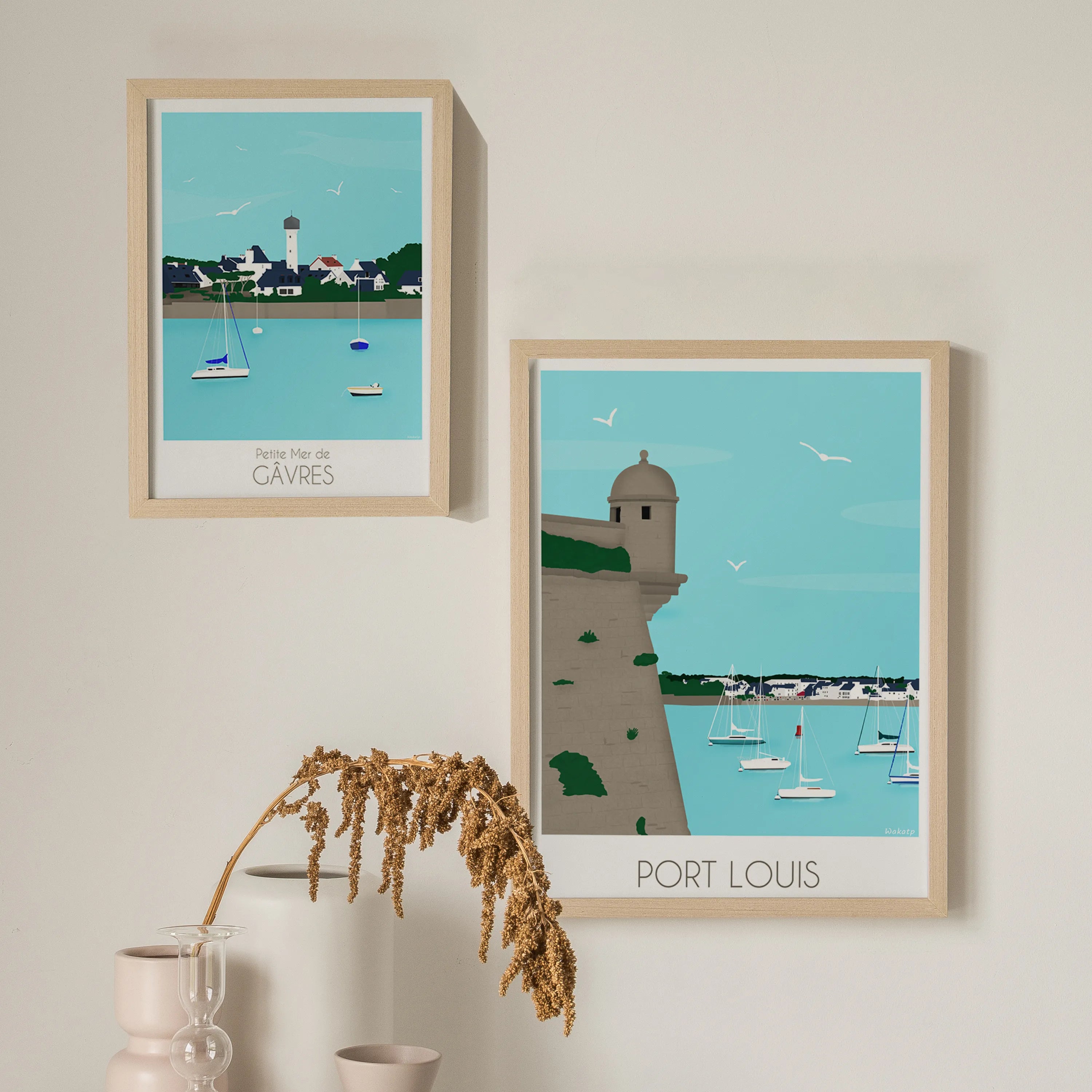 Petite Mer de Gâvres – Illustration digitale