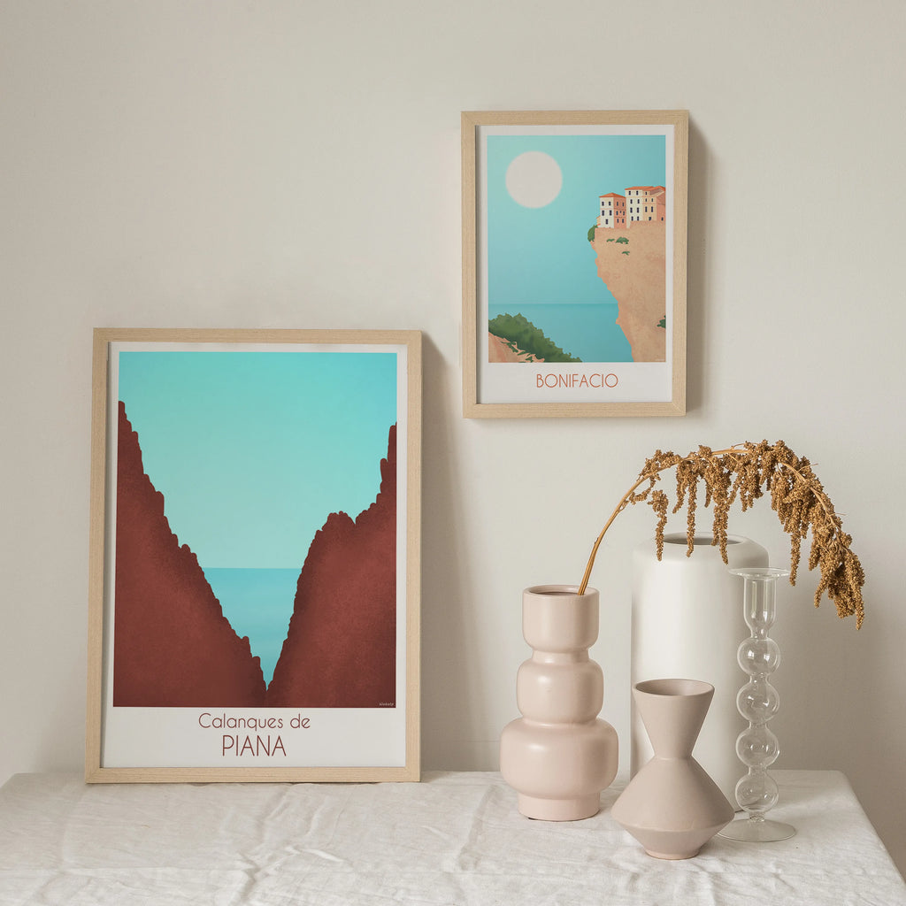 Calanques de Piana – Illustration digitale