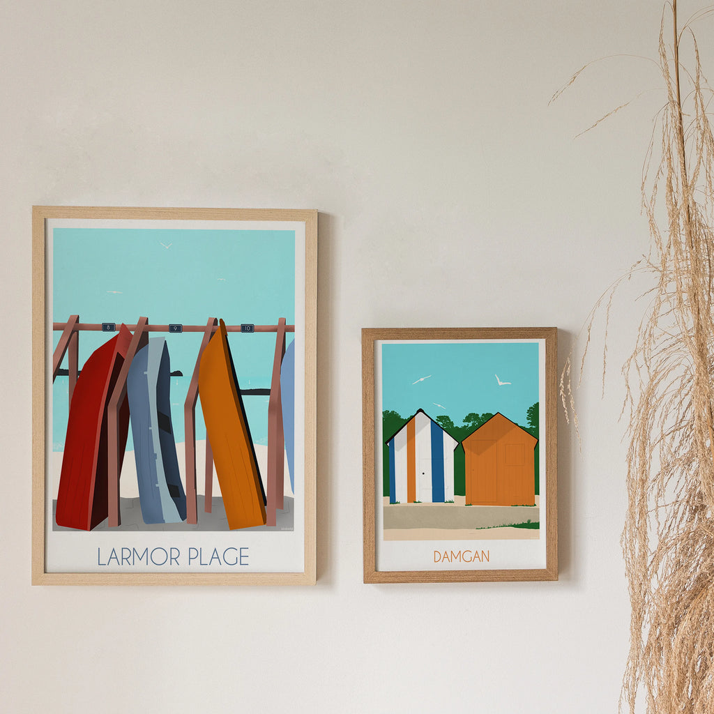 Larmor plage – Illustration digitale