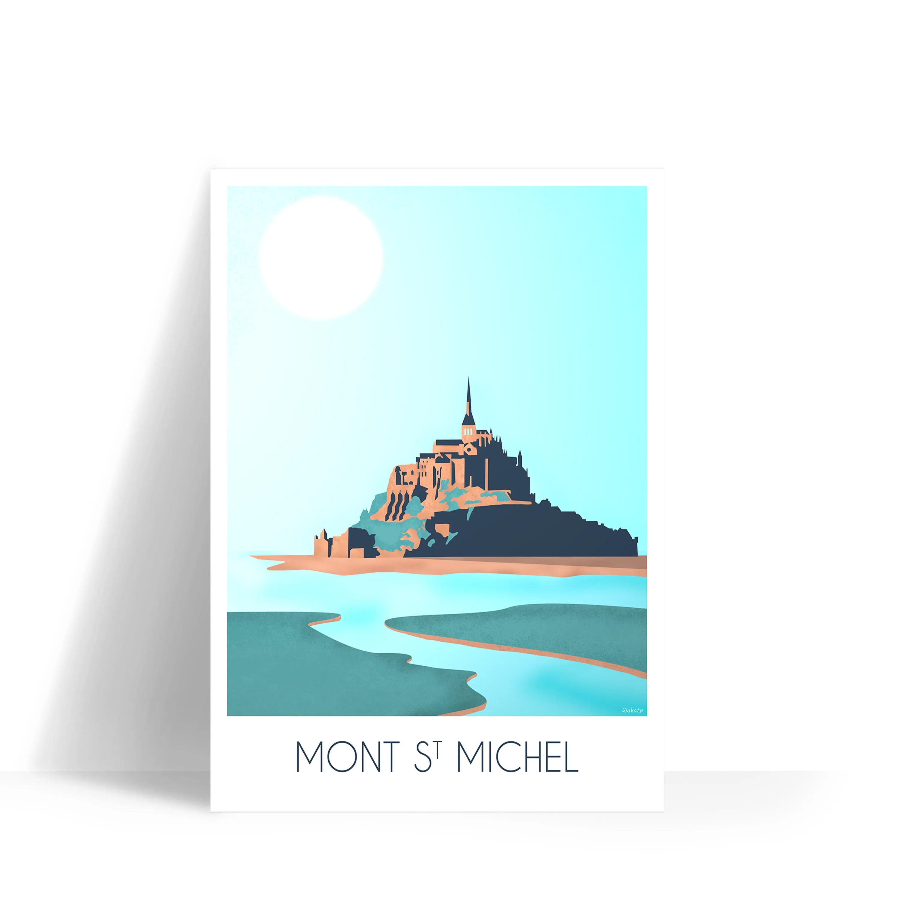 Mont-Saint-Michel – Illustration digitale