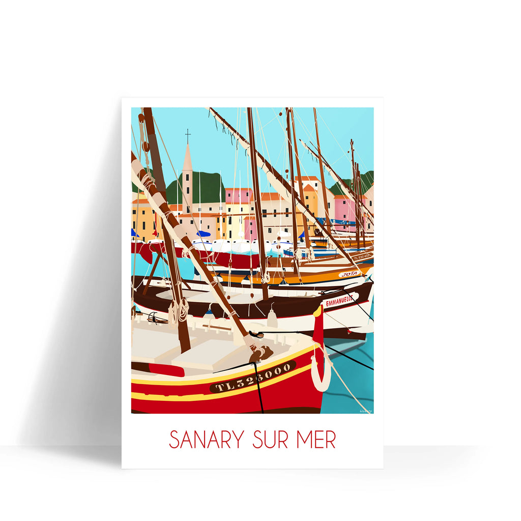 Sanary – Illustration digitale