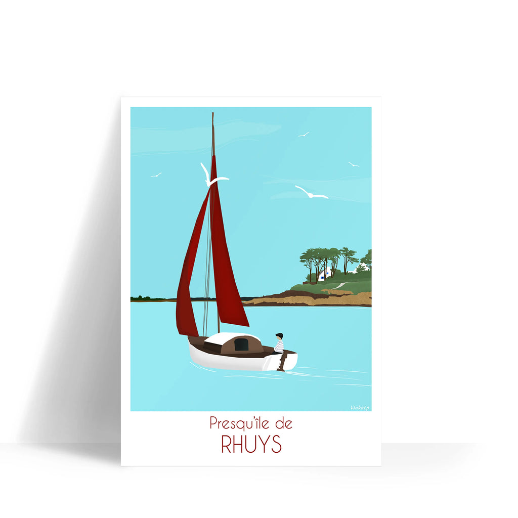 Presqu'Île de Rhuys – Illustration digitale