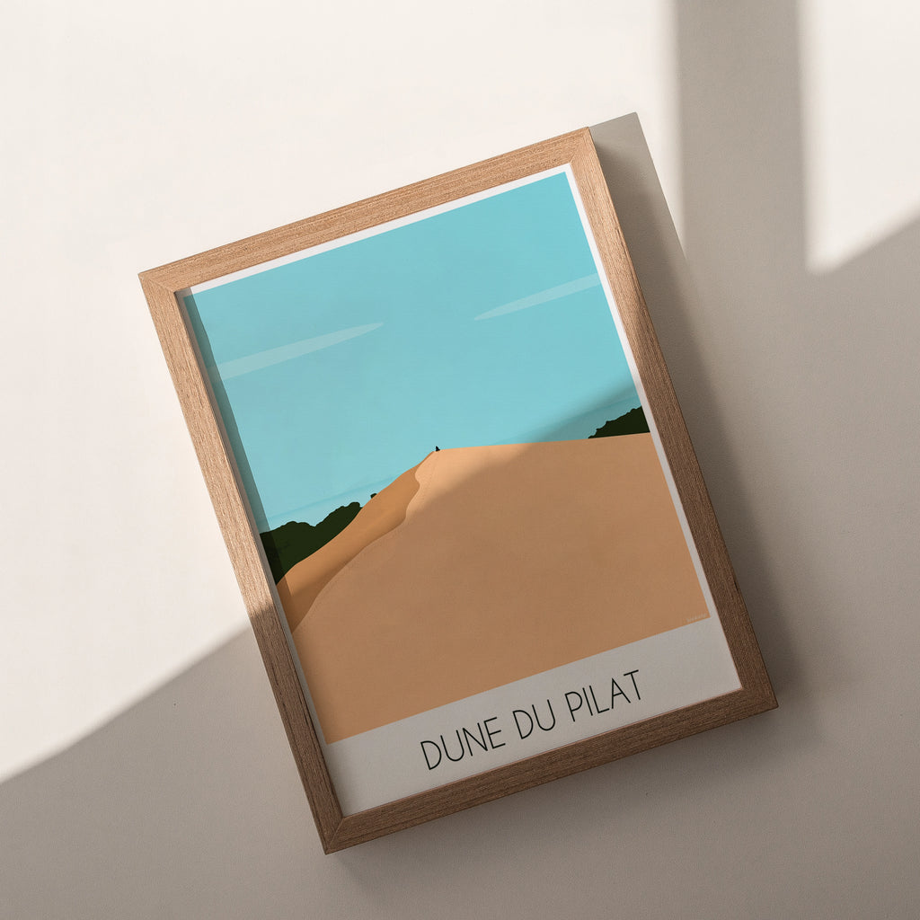 Dune du Pilat – Illustration digitale
