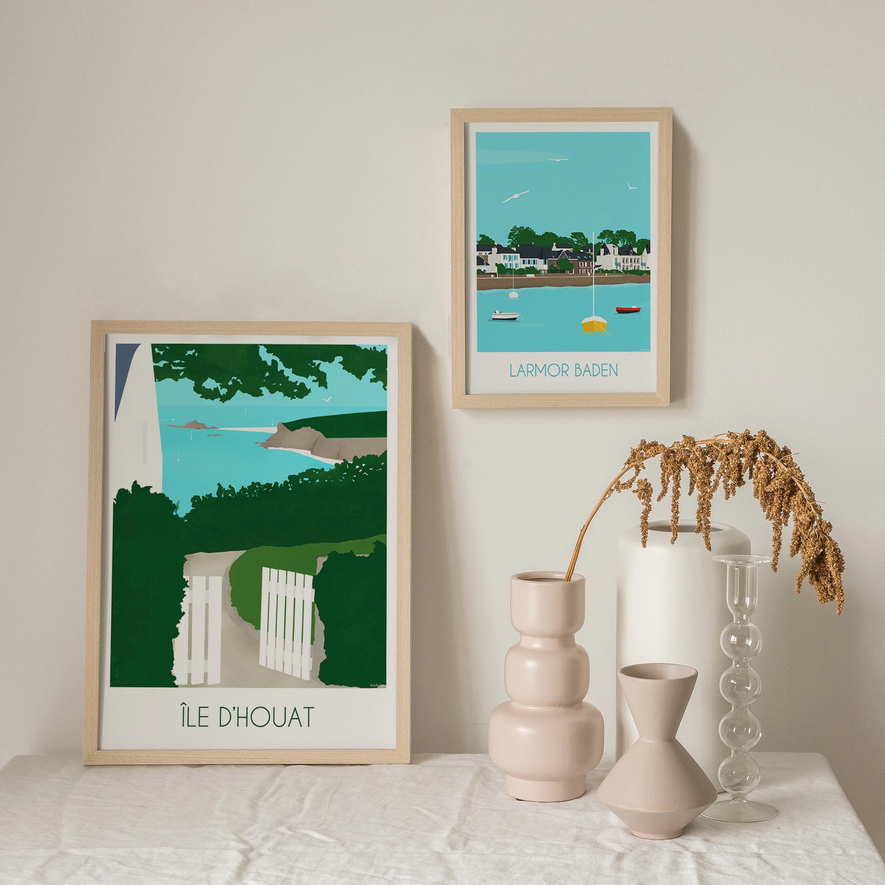 Larmor Baden – Illustration digitale