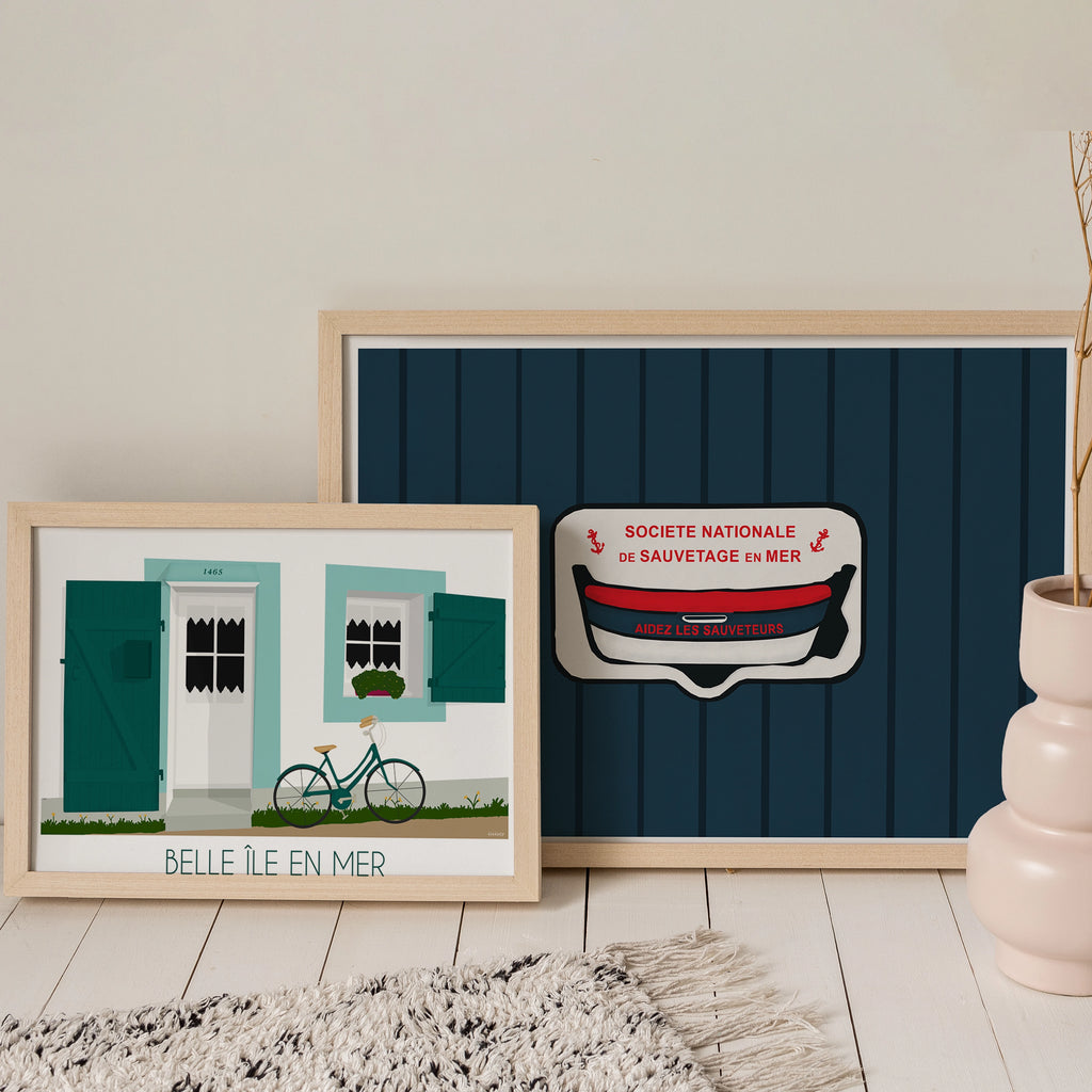 Sauveteur – Illustration digitale