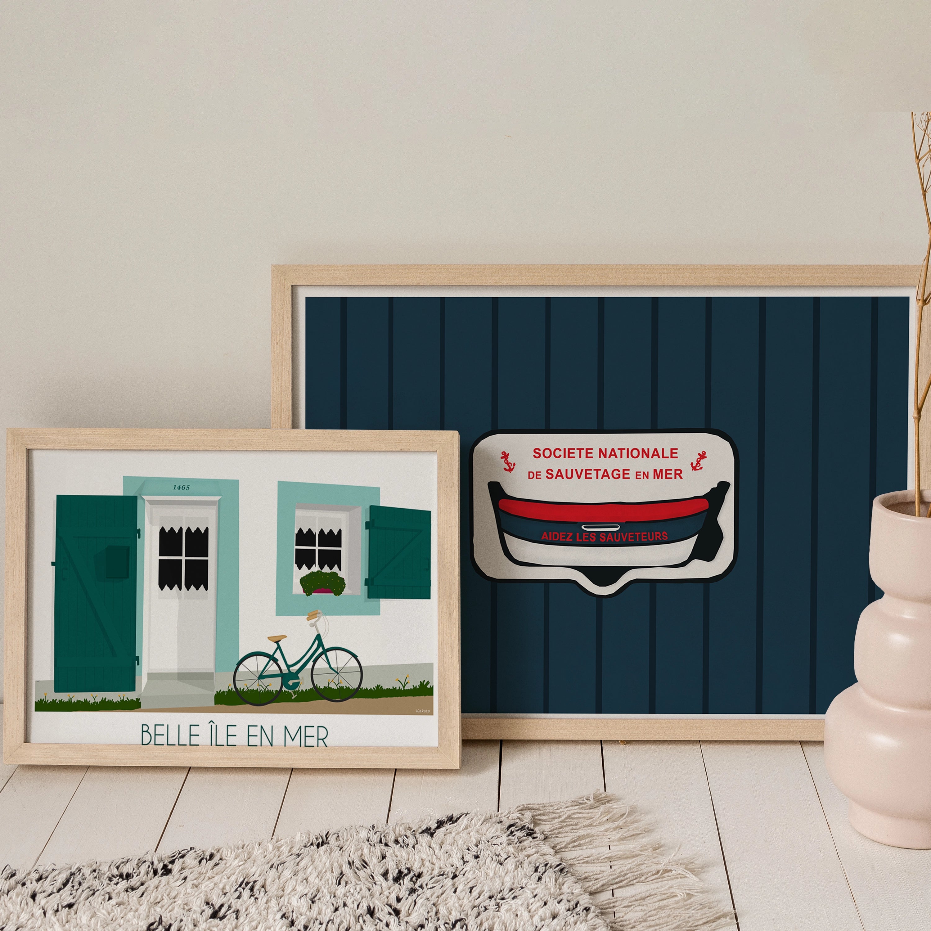 Sauveteur – Illustration digitale