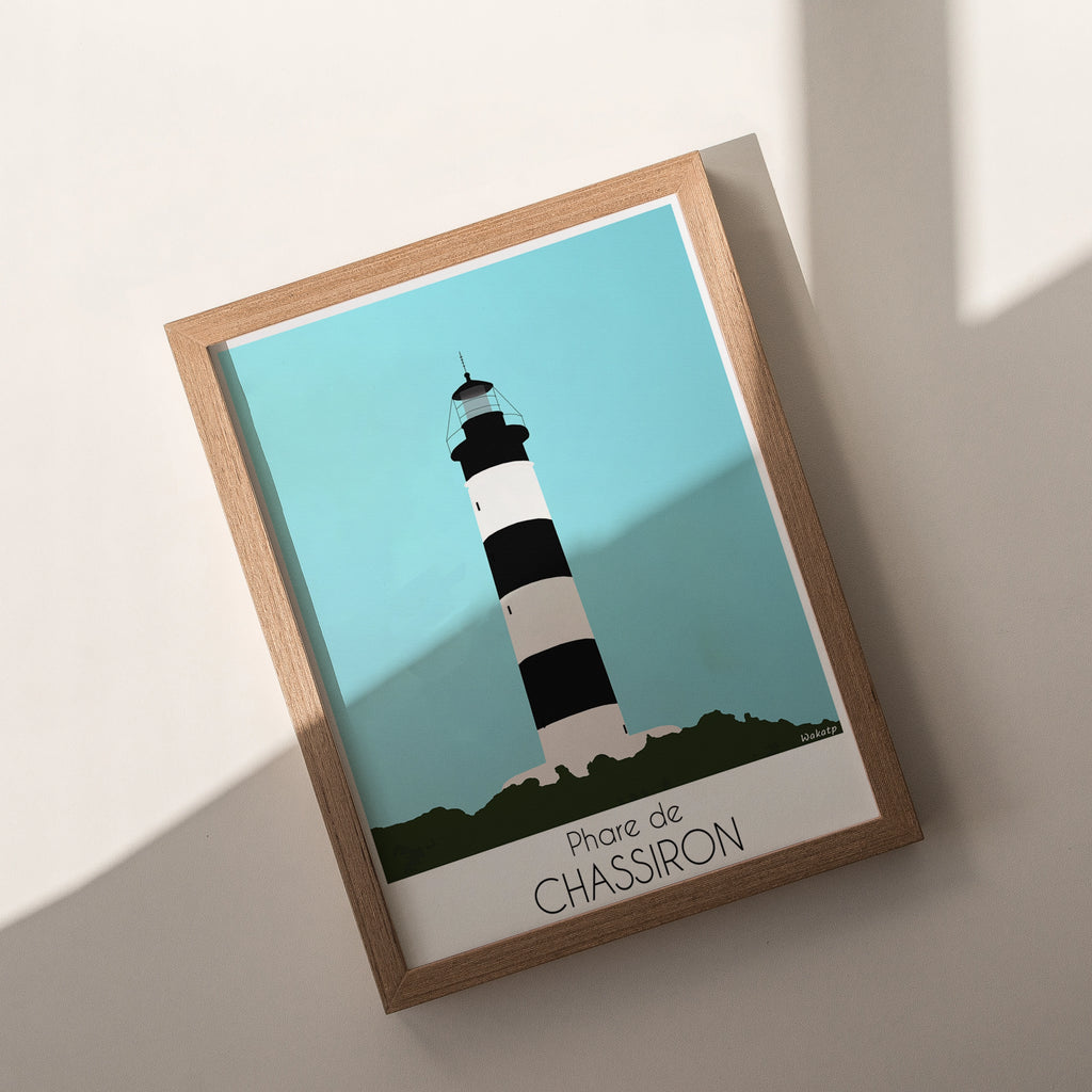 Phare de Chassiron – Illustration digitale