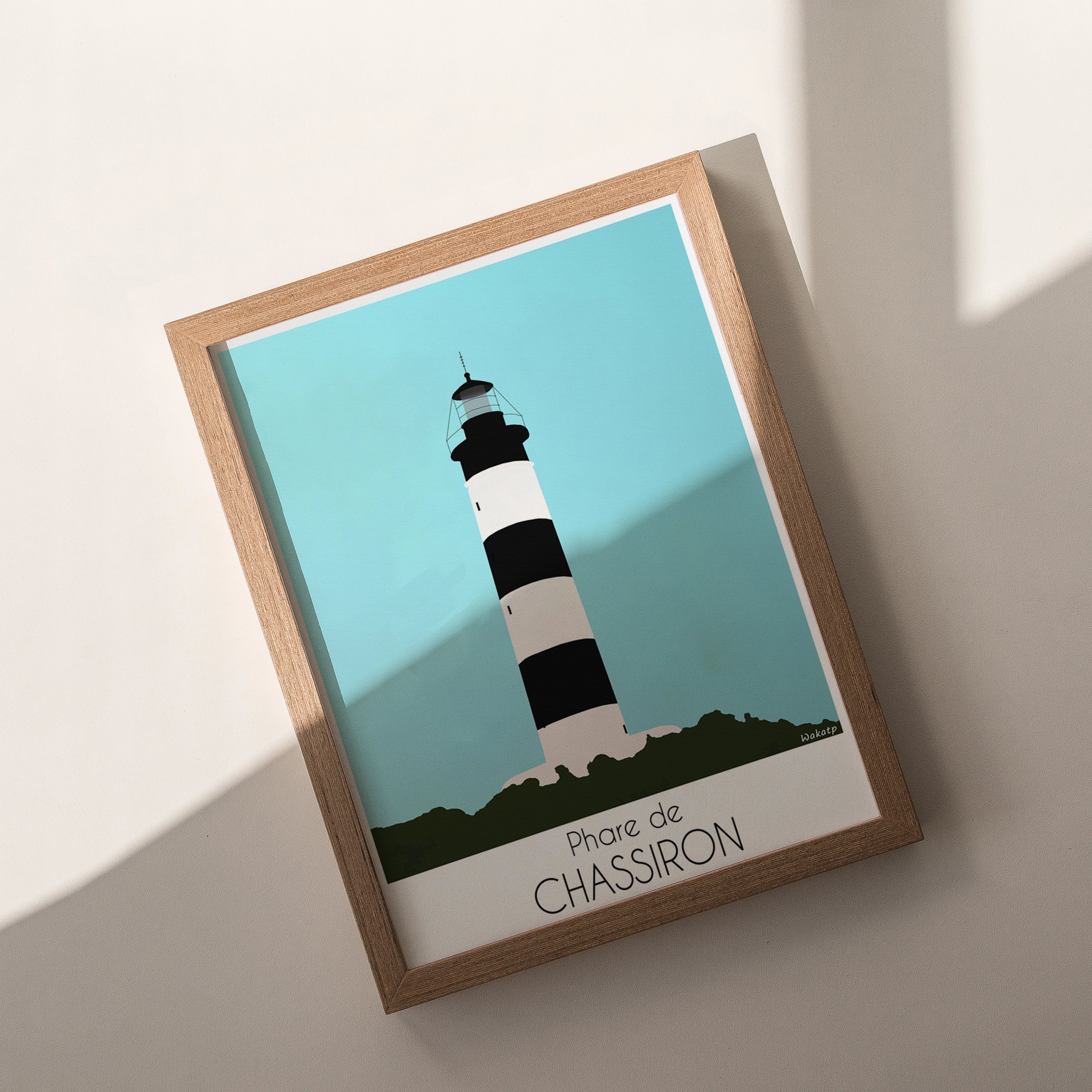 Phare de Chassiron – Illustration digitale