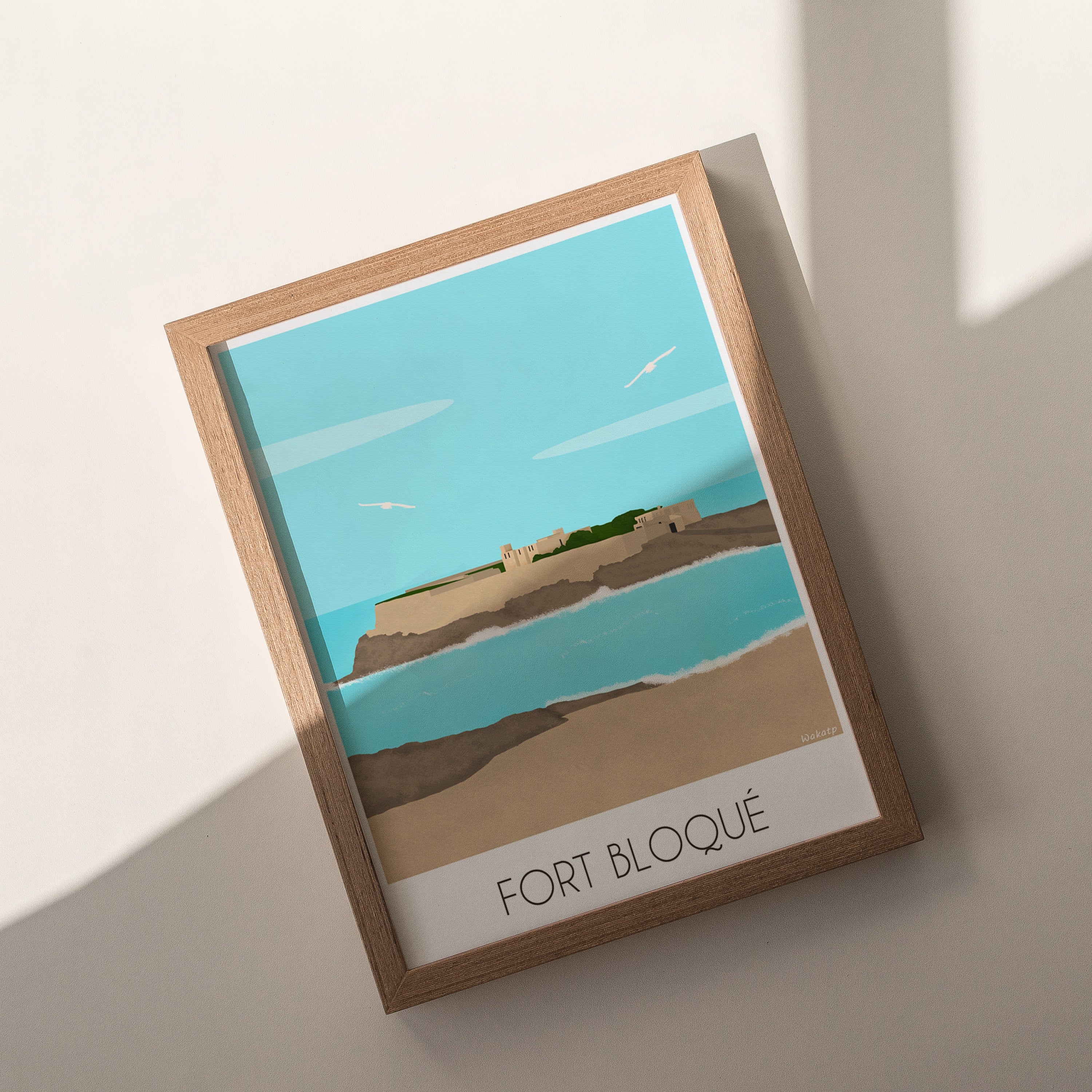 Fort Bloqué V1 – Illustration digitale