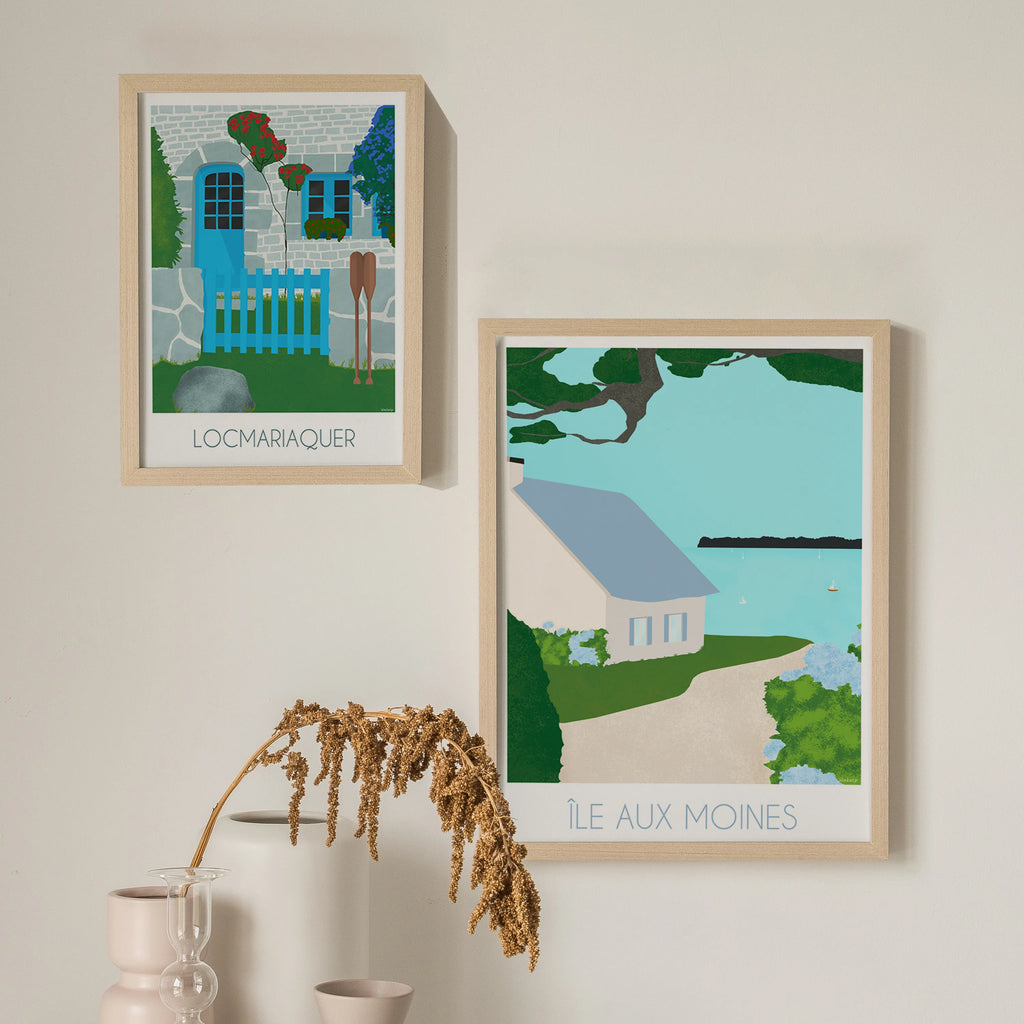 Île aux Moines – Illustration digitale