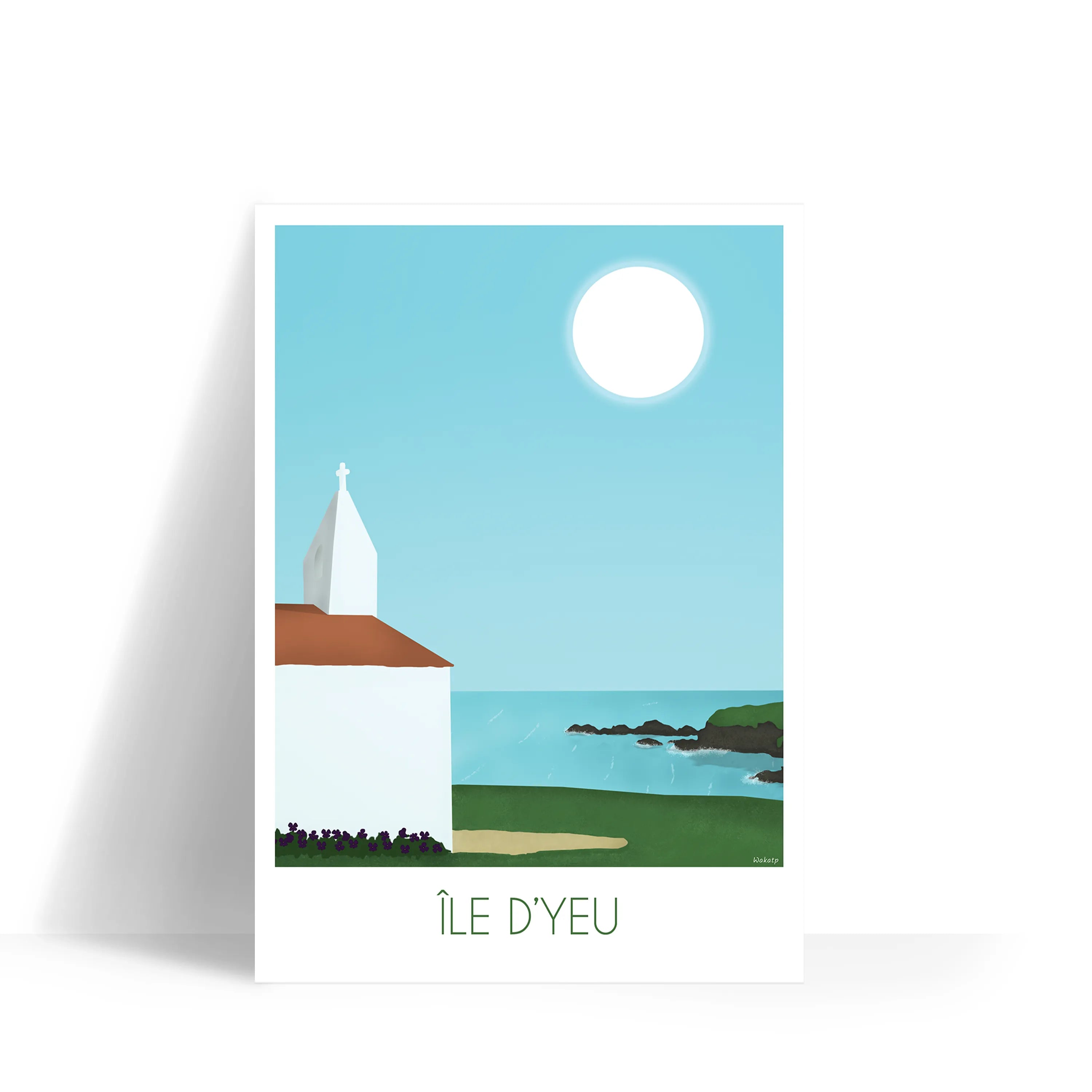 Île d'Yeu– Illustration digitale