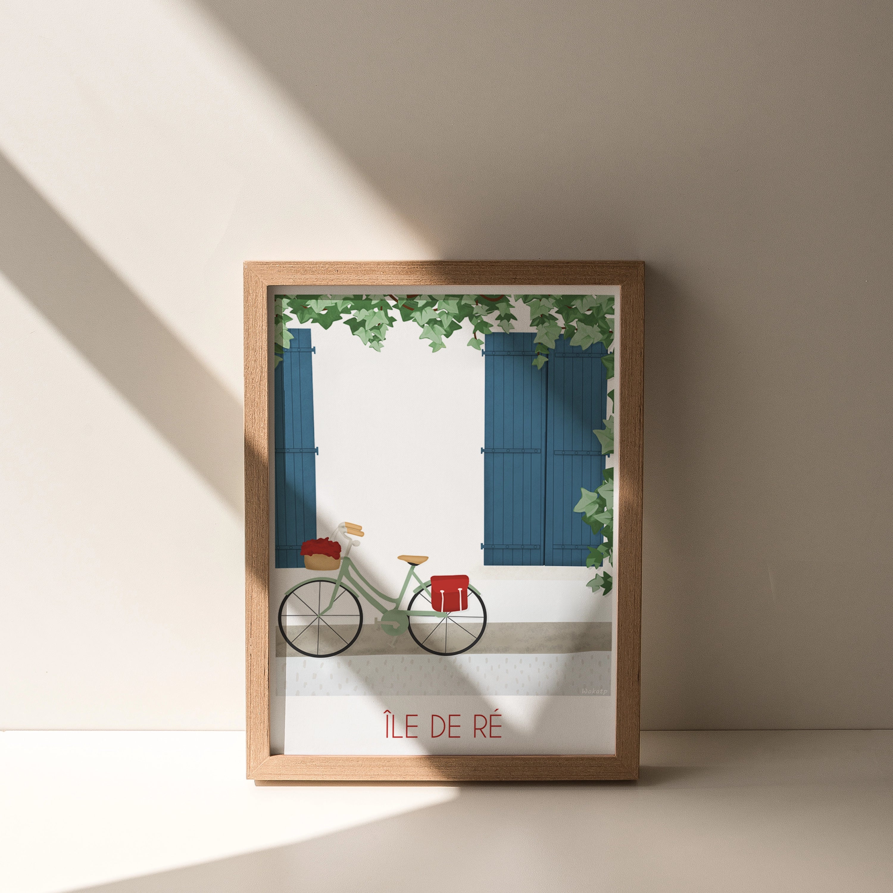 Île de Ré– Illustration digitale