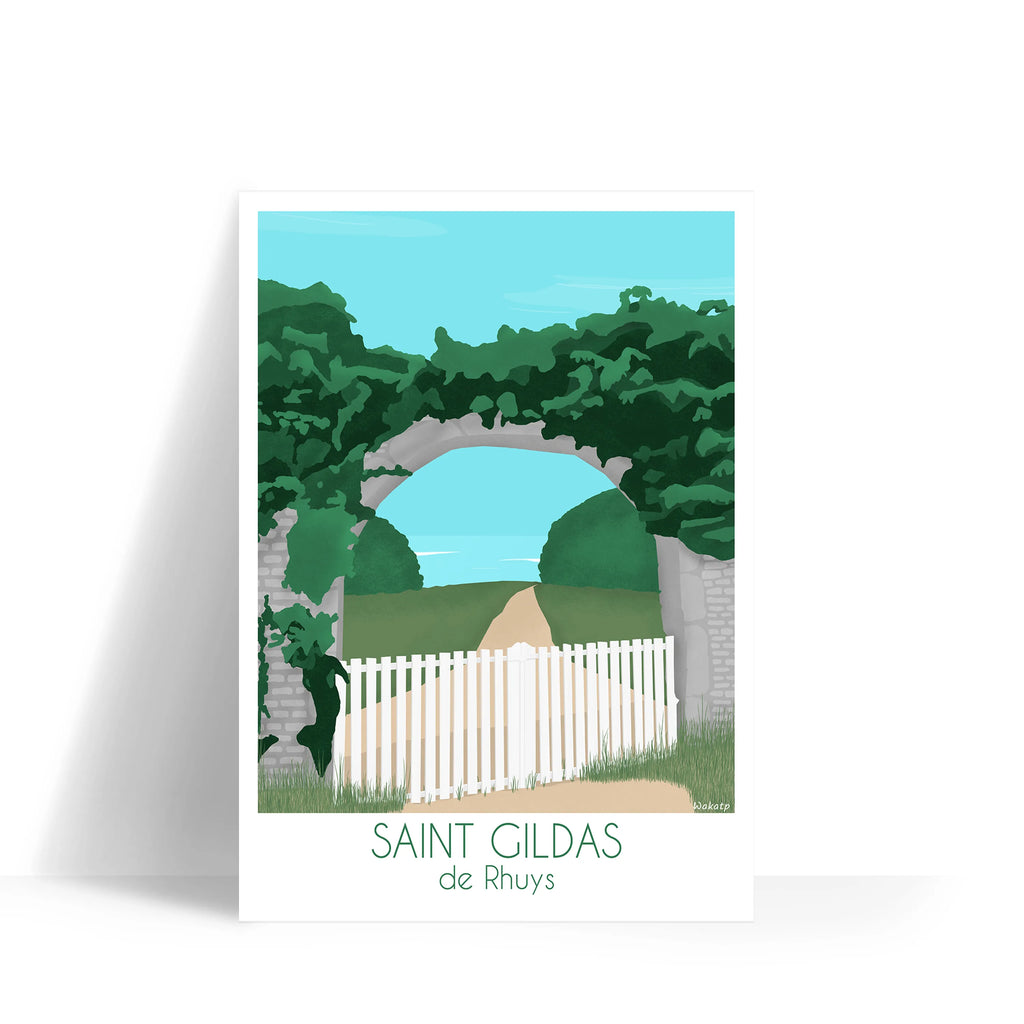 Saint Gildas de Rhuys – Illustration digitale