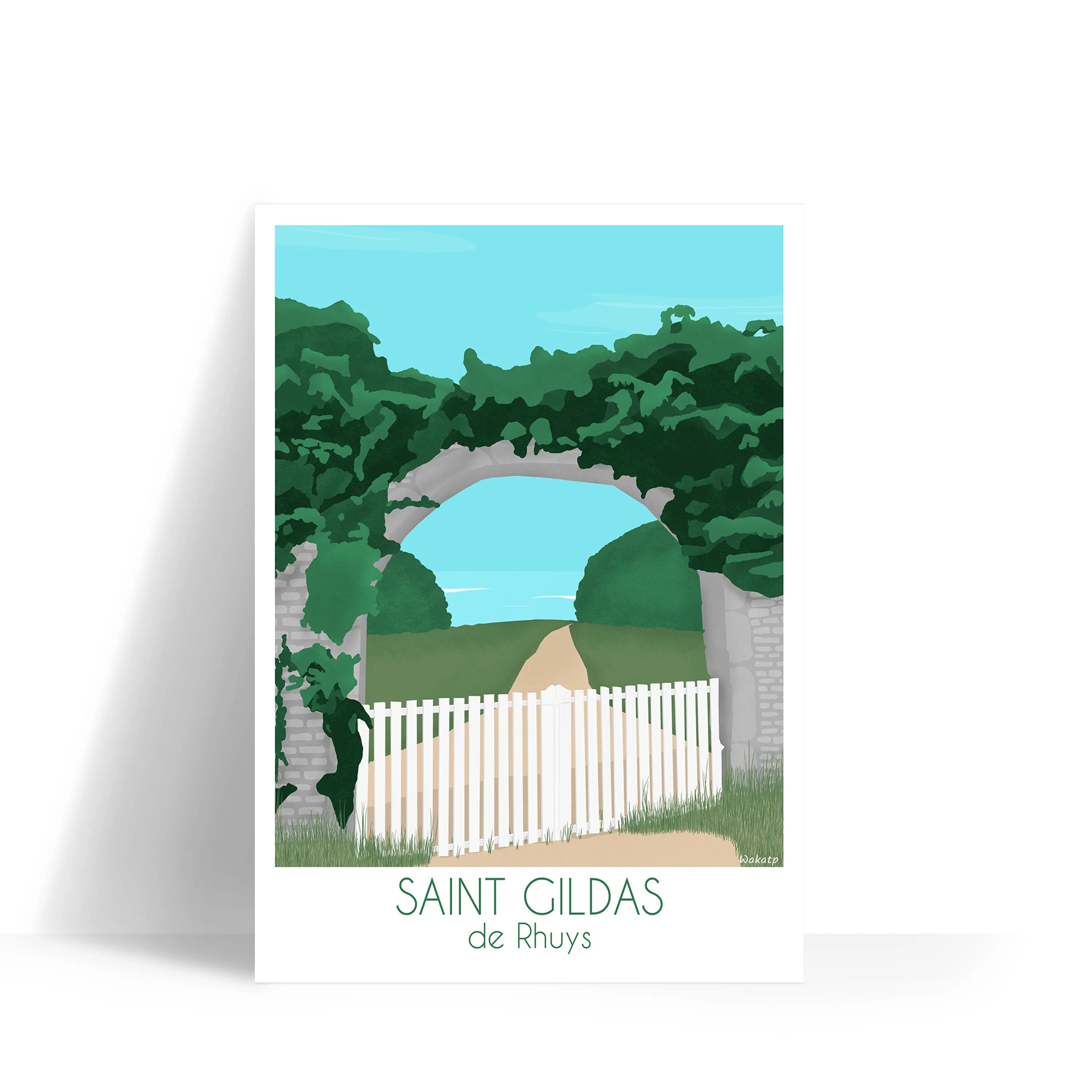 Saint Gildas de Rhuys – Illustration digitale