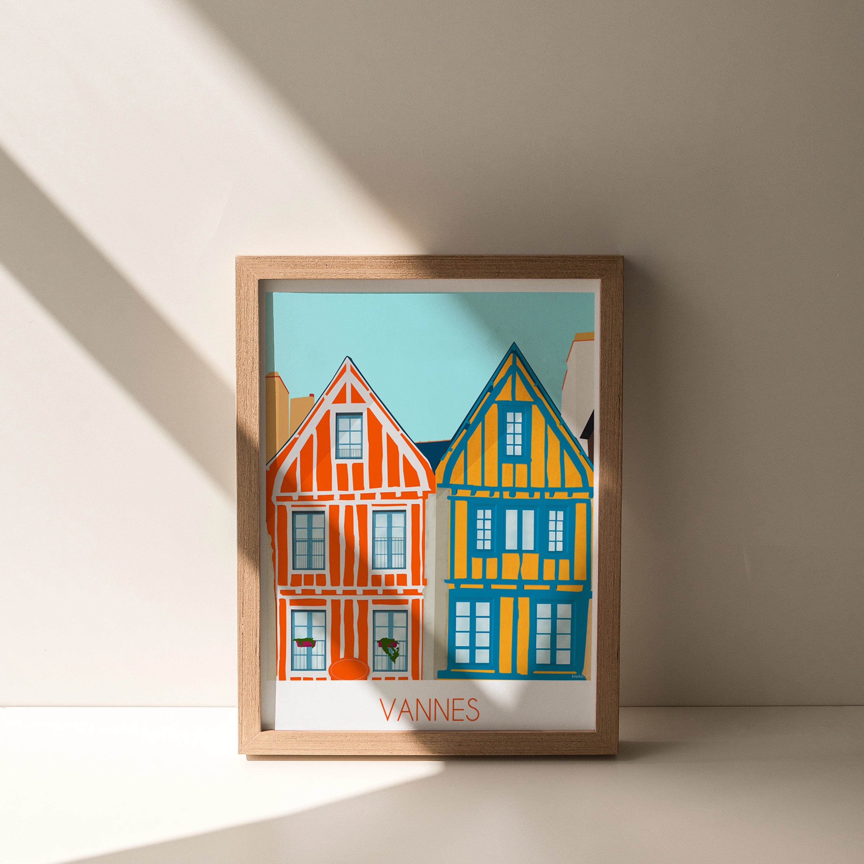 Vannes – Illustration digitale