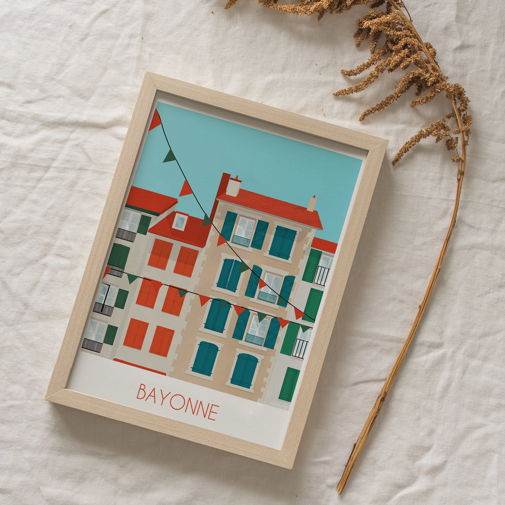 Bayonne – Illustration digitale