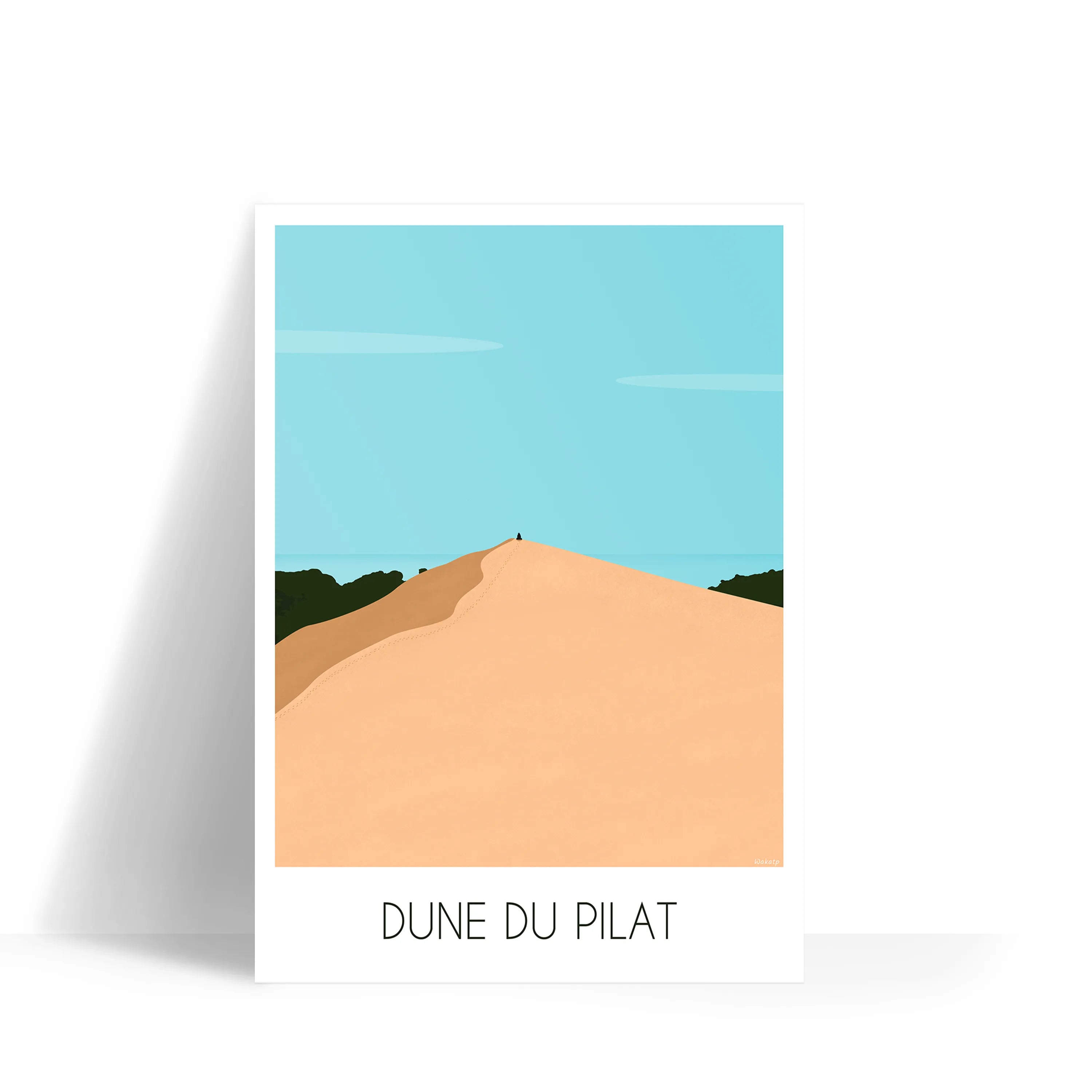 Dune du Pilat – Illustration digitale