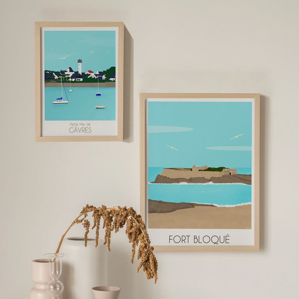 Fort Bloqué V1 – Illustration digitale