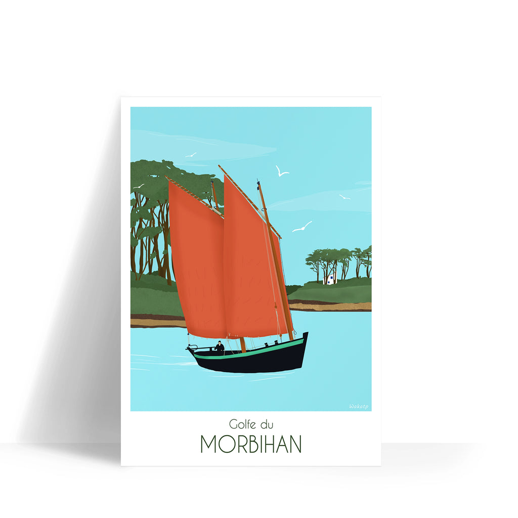 Golfe du Morbihan – Illustration digitale