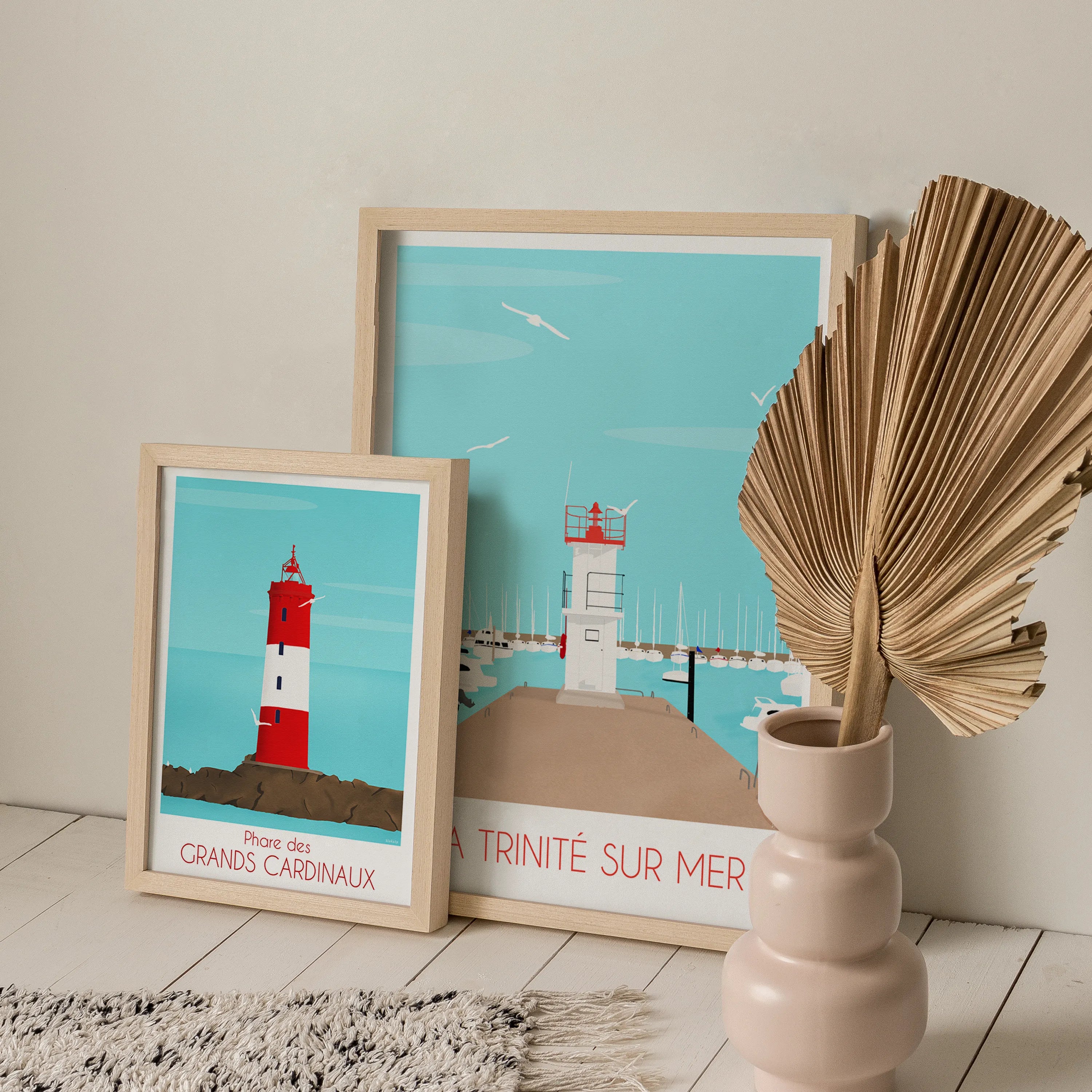 Phare les Grands Cardinaux – Illustration digitale