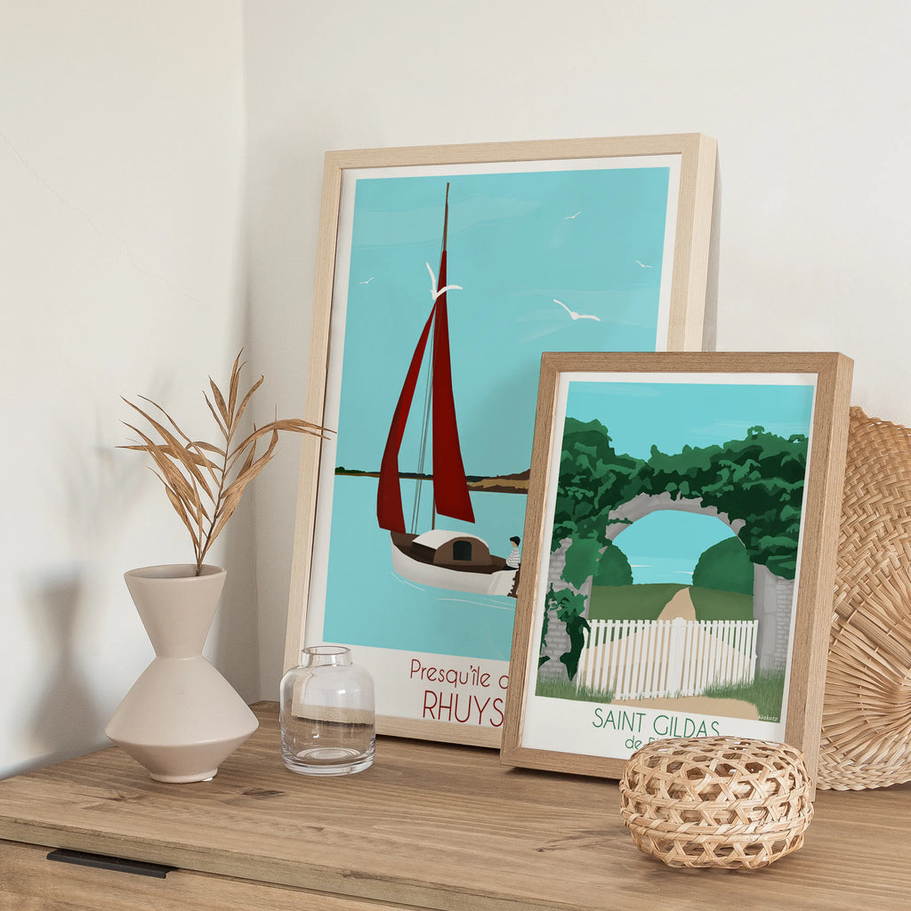 Presqu'Île de Rhuys – Illustration digitale