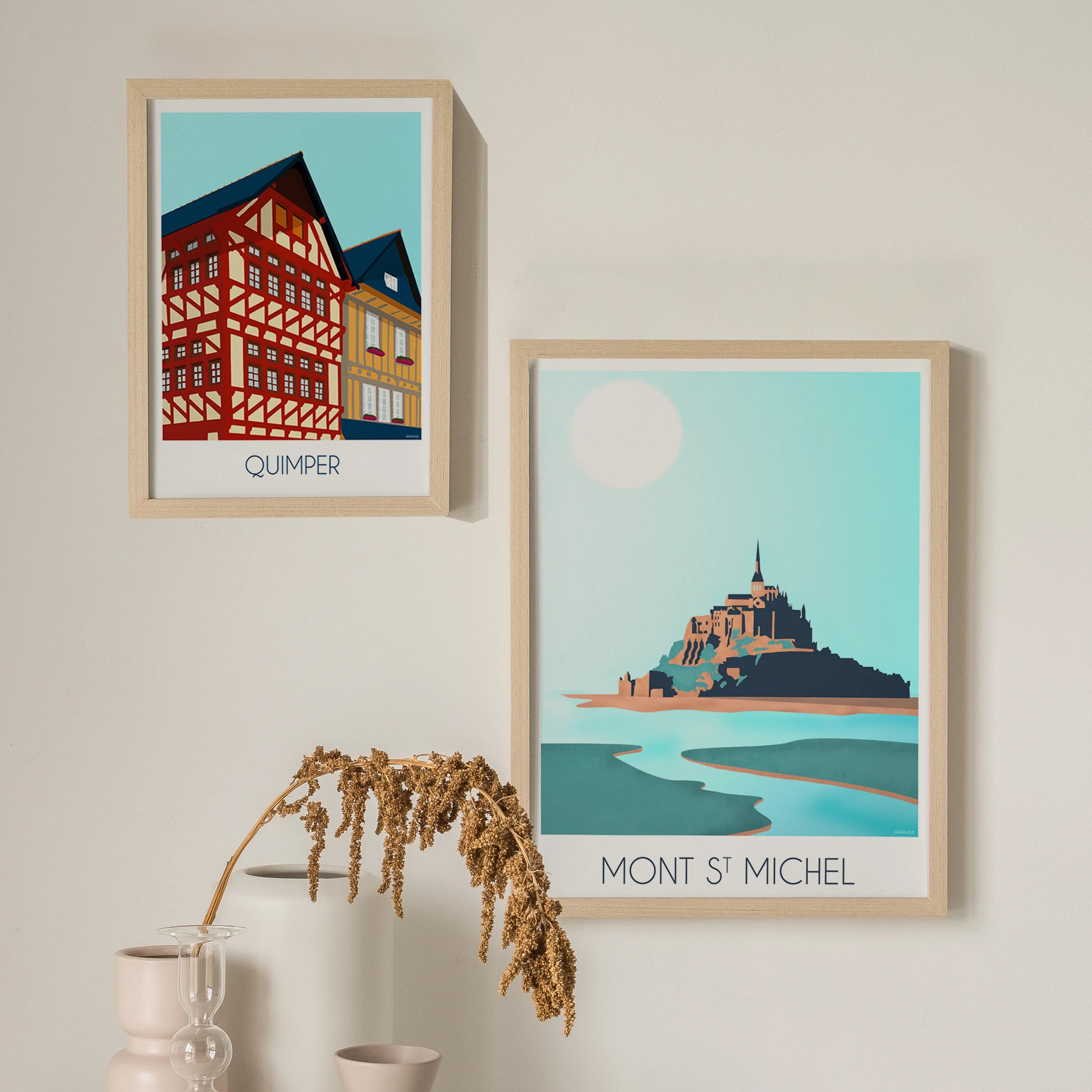 Quimper – Illustration digitale