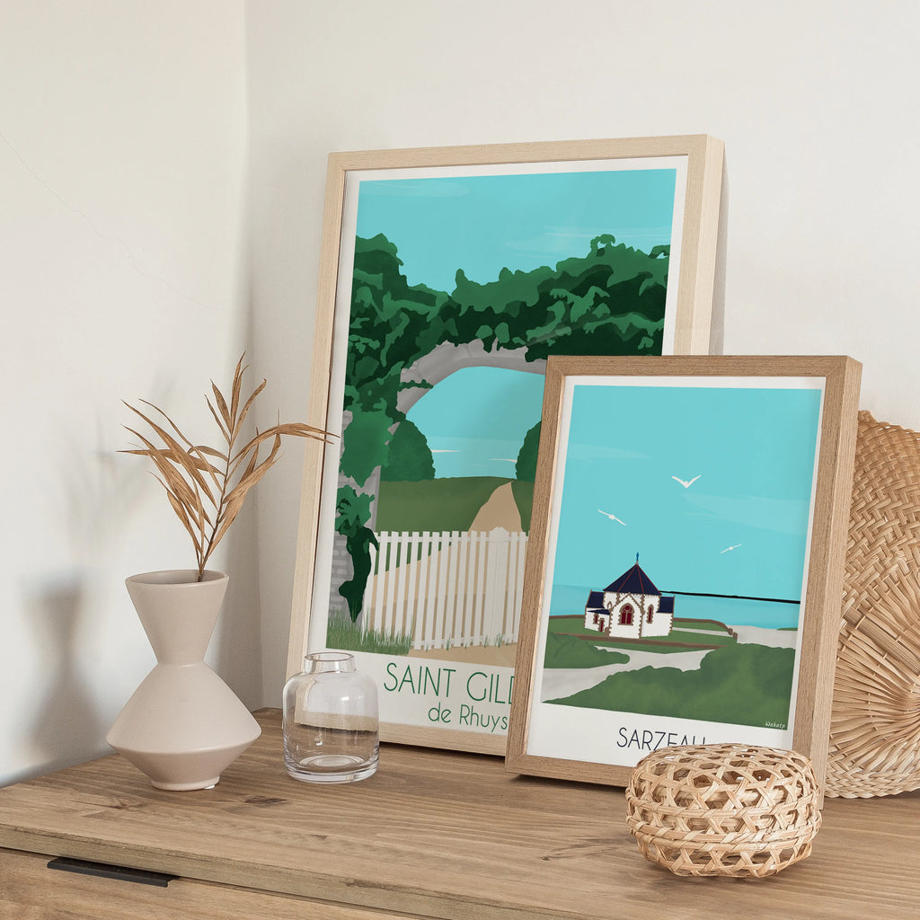 Saint Gildas de Rhuys – Illustration digitale