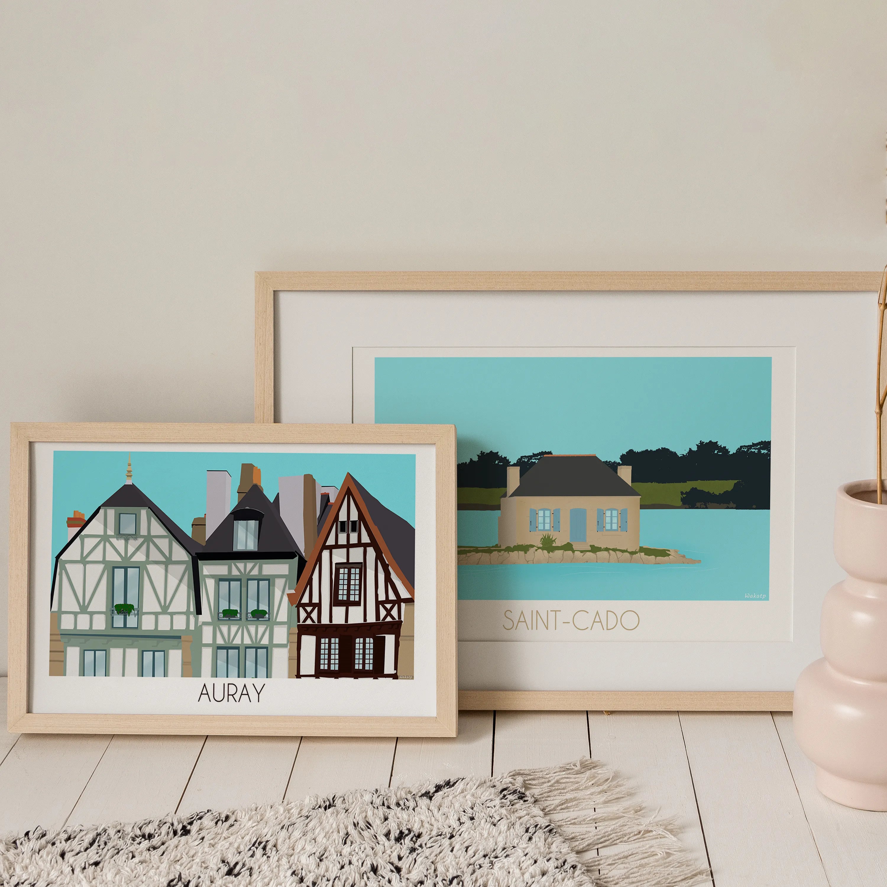 Auray – Illustration digitale