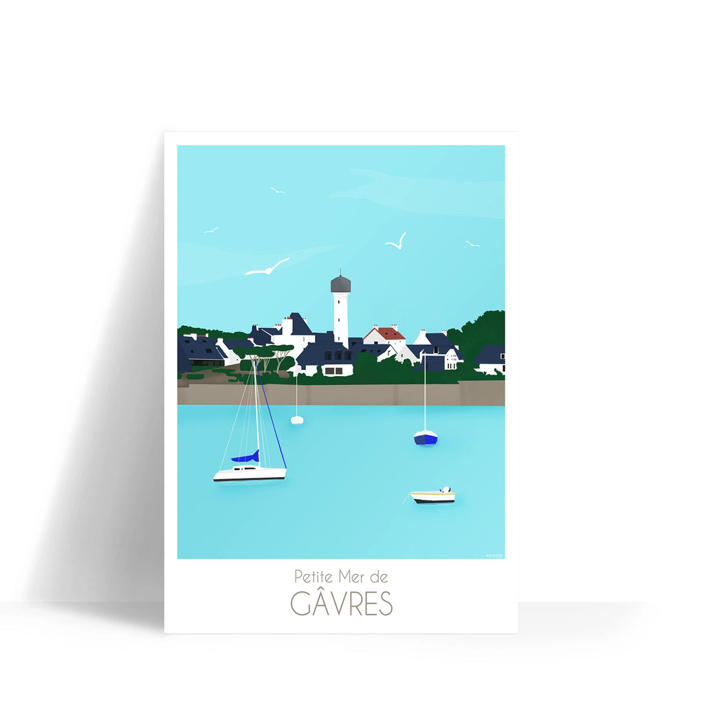 Petite Mer de Gâvres – Illustration digitale