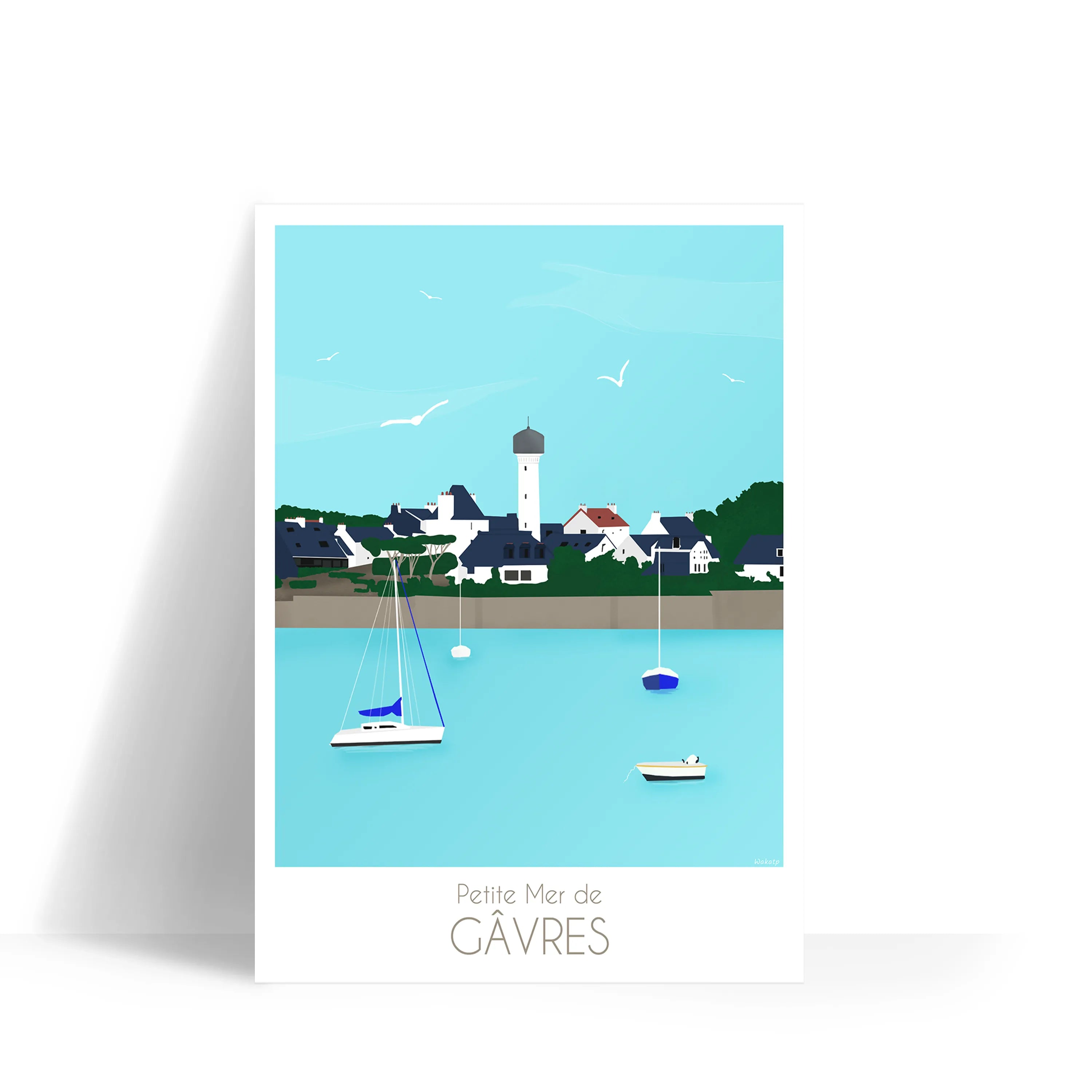 Petite Mer de Gâvres – Illustration digitale