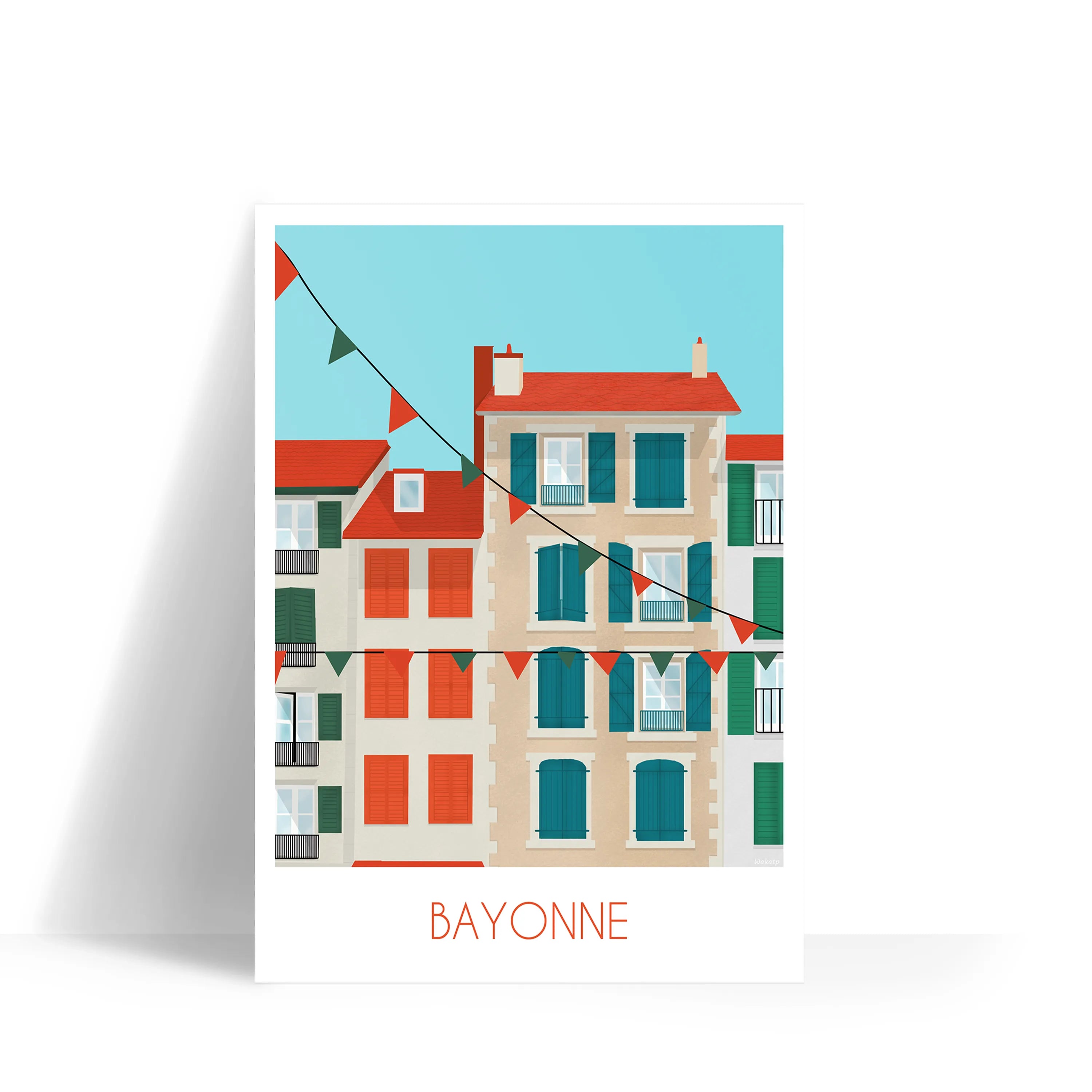 Bayonne – Illustration digitale