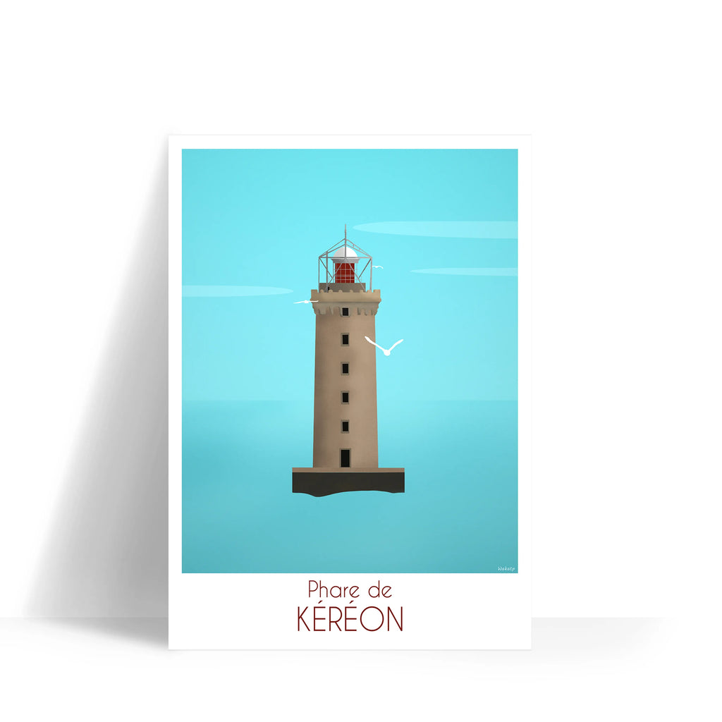 Phare de Kéréon – Illustration digitale