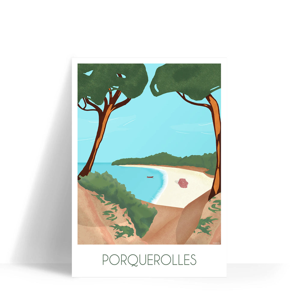 Porquerolles – Illustration digitale