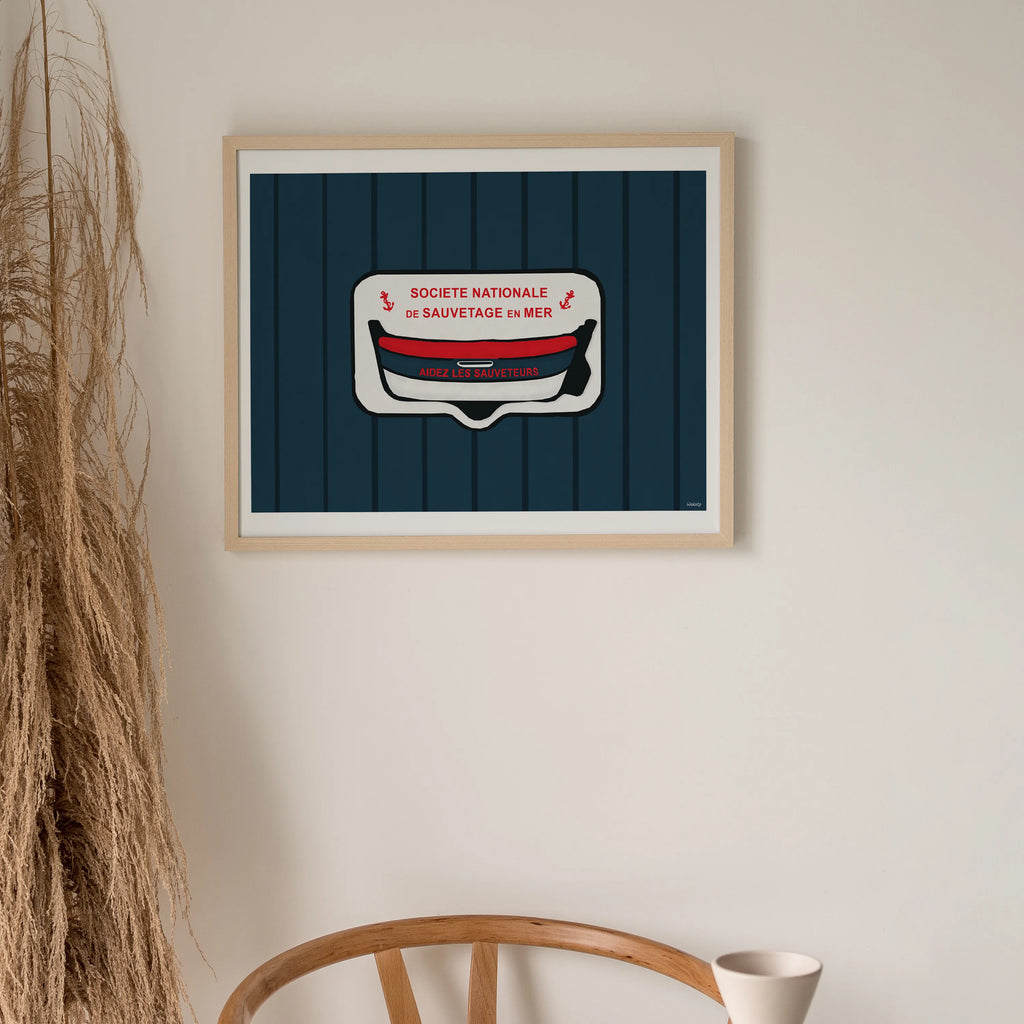 Sauveteur – Illustration digitale